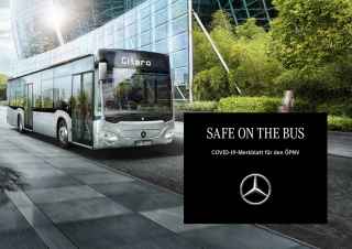 Safe on the Bus – COVID-19-Merkblatt für den ÖPNV