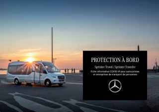 Fiche informative COVID-19 Sprinter Travel / Sprinter Transfer Mercedes-Benz